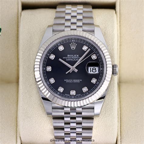 rolex vintage datejust sizes|pre owned rolex datejust 41.